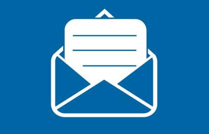 Letter and envelope icon